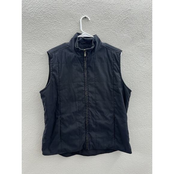Kirkland Signature Womens Vest Size Unknown Black Quilted Zip Up - Picture 1 of 10